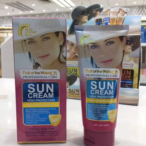 ضدآفتاب بدون رنگ spf50 وکالی