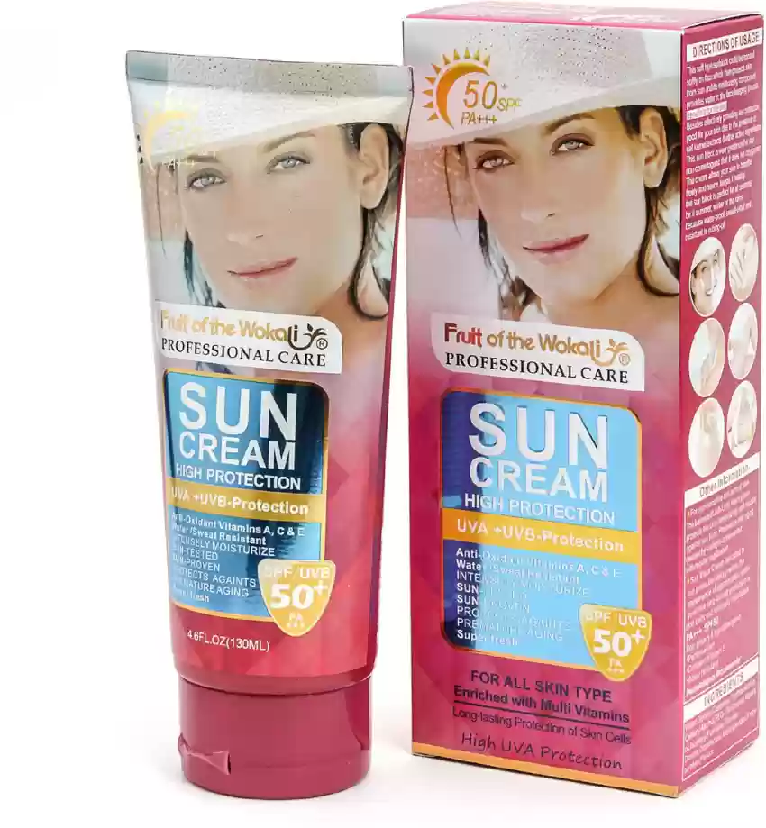 ضدافتاب بدون رنگی وکالی موجود در spf50 spf70 spf90