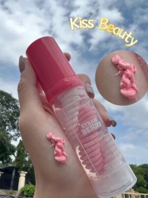 پرایمر توت فرنگی کیس بیوتی kiss beauty