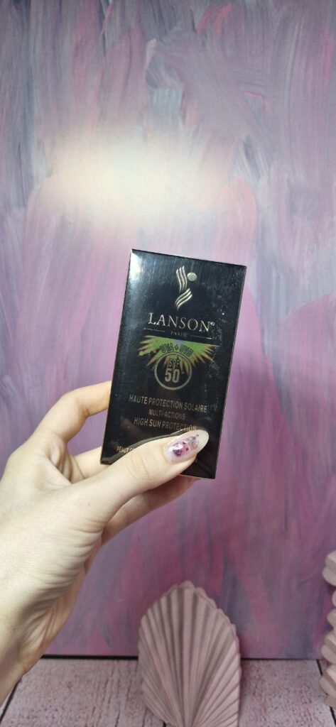 ضدآفتاب رنگی لانسون lanson با SPF50+