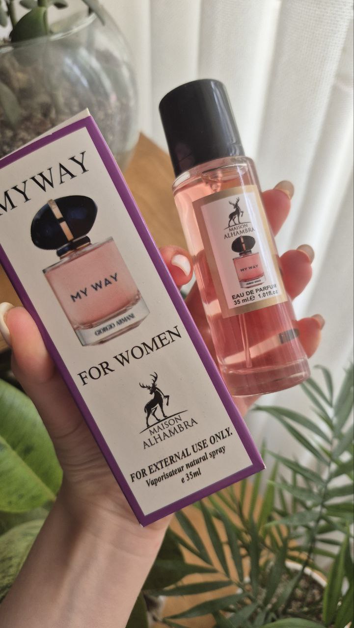 عطر ادکلن مای وی ادکلن my way الحمرا عطر زنانه my way