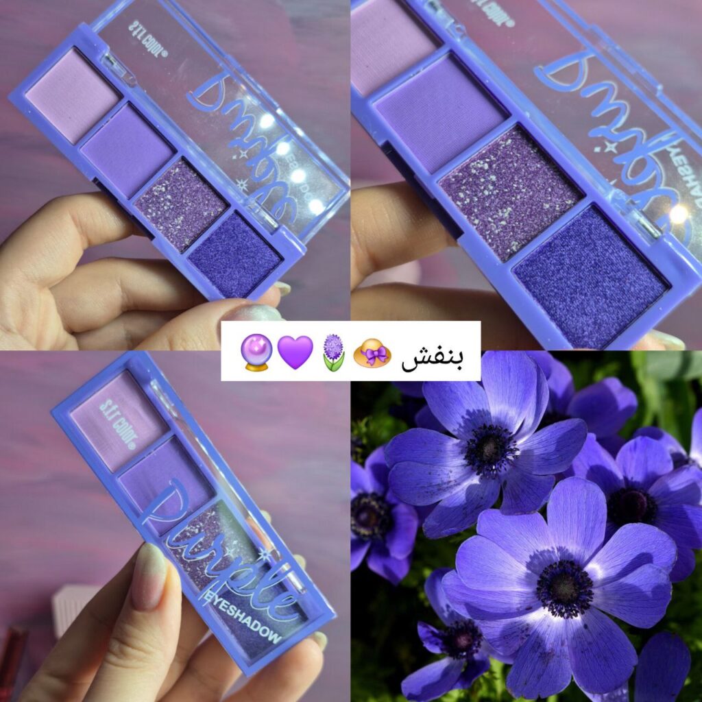 مینی پالت سایه تابستونی رنگی نئونی رنگبندی شاد دخترانه s.f.r color