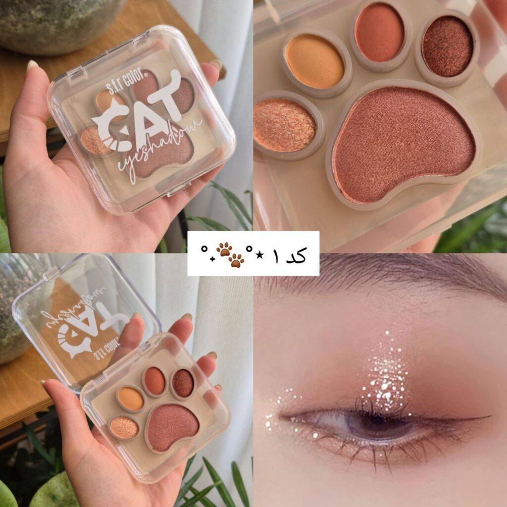 پالت سایه چشم پنجه گربه سایه پنجه گربه پیشی سایه شاین و مات s.f.r color